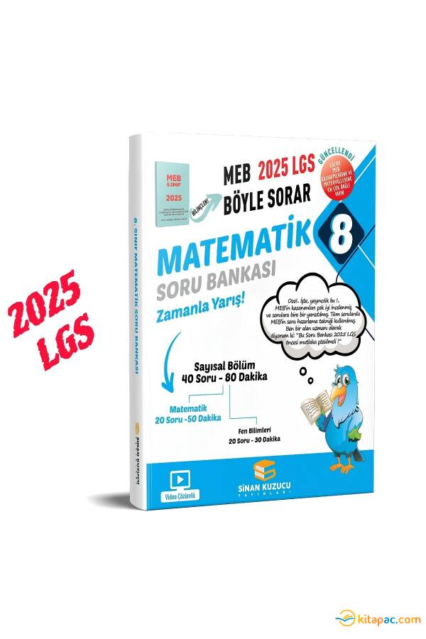 SİNAN KUZUCU 8.Sınıf MEB BÖYLE SORAR MATEMATİK SORU BANKASI - 1