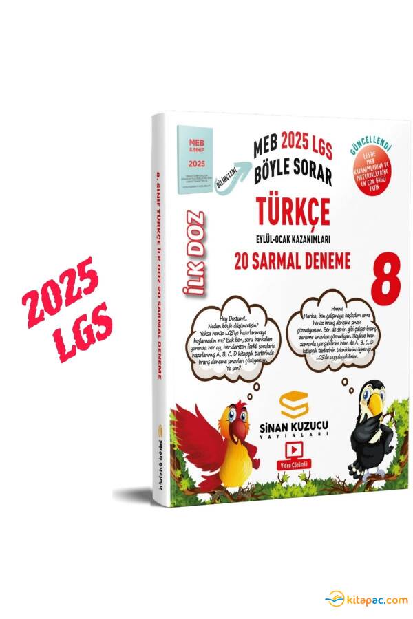 SİNAN KUZUCU İLK DOZ 8.Sınıf MEB BÖYLE SORAR TÜRKÇE 20 DENEME - 1