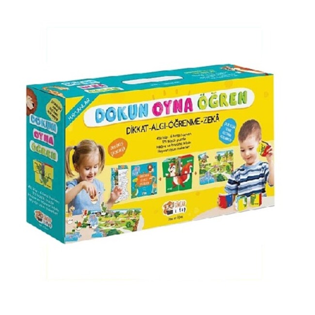 SİNCAP KİTAP DOKUN OYNA ÖĞREN (HAYVANLAR) - Sincap Kitap