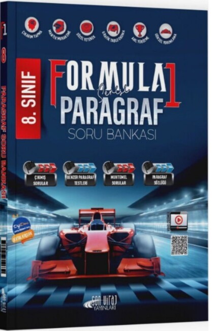 SON VİRAJ 8.Sınıf PARAGRAF FORMULA-1 SERİSİ SORU BANKASI - SON VİRAJ YAYINLARI