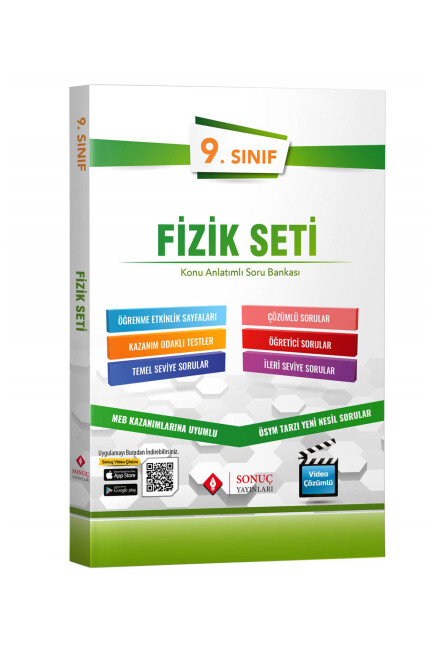 SONUÇ 9.Sınıf FİZİK SETİ - SONUÇ YAYINLARI