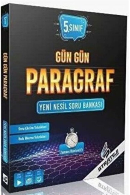 STRATEJİ 5.SINIF GÜN GÜN PARAGRAF SORU BANKASI - STRATEJİ YAYINLARI