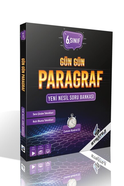 STRATEJİ 6.Sınıf GÜN GÜN PARAGRAF Yeni Nesil Soru Bankası - STRATEJİ YAYINLARI