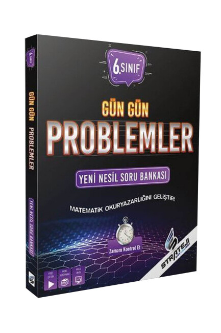 STRATEJİ 6.SINIF GÜN GÜN PROBLEMLER SORU BANKASI - STRATEJİ YAYINLARI