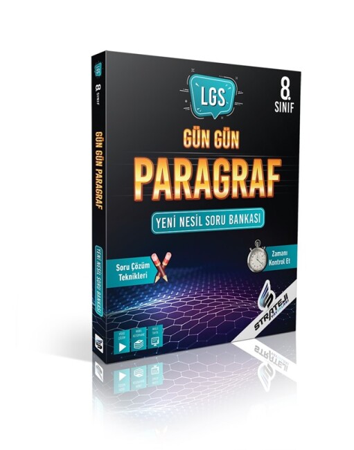 STRATEJİ 8.SINIF GÜN GÜN PARAGRAF SORU BANKASI - STRATEJİ YAYINLARI
