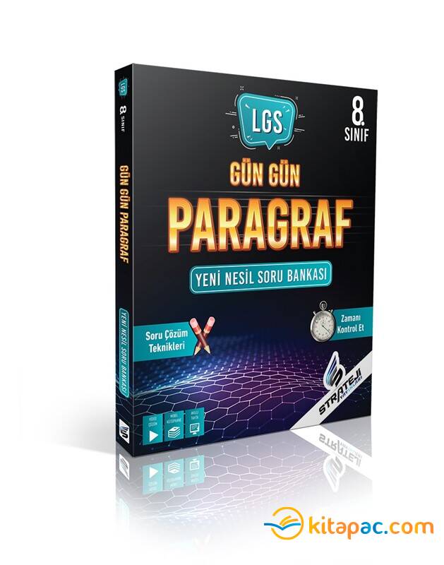 STRATEJİ 8.SINIF GÜN GÜN PARAGRAF SORU BANKASI - 1