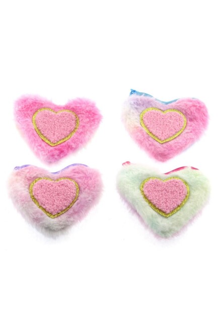 TAROS PELUŞ KALPLİ ANAHTARLIK - TAROS