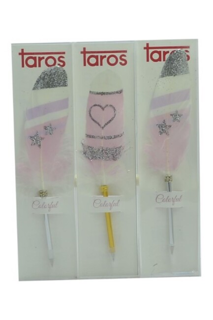 TAROS STARS FEATHER QUİLL TÜYLÜ KALEM - TAROS