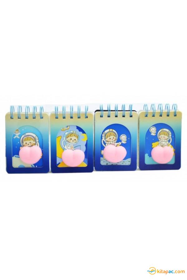 TAROS UNİCK COLOR ASTRONOT KALPLİ SPR NOT DEFTERİ - 1