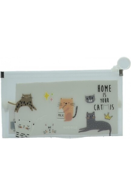 TAROS UNICK COLOR CUTE CATS A6 KALEM KUTUSU KALEMLİK - TAROS