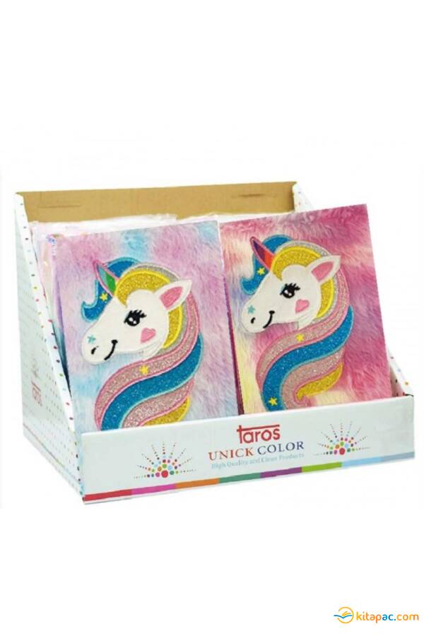 TAROS UNİCK COLOR HATIRA DEFTERİ UNİCORN PELUŞ - 1