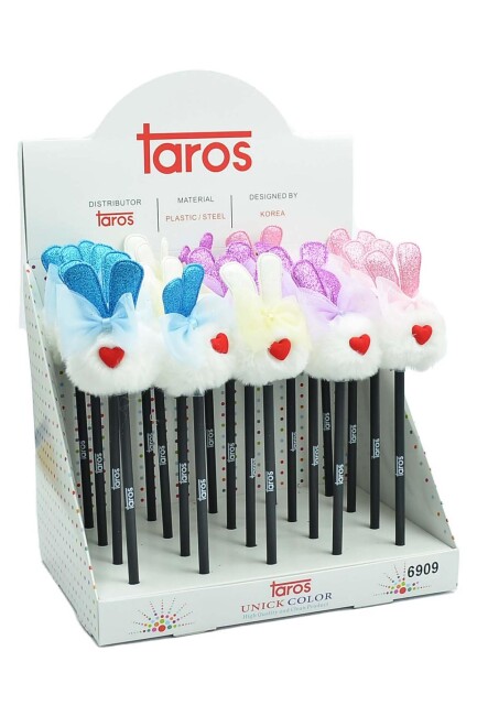 TAROS UNİCK COLOR KALPLİ TAVŞAN TEPELİ KURŞUN KALEM - TAROS
