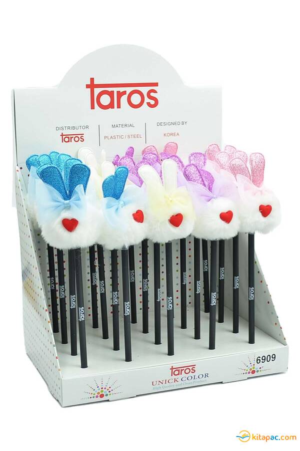 TAROS UNİCK COLOR KALPLİ TAVŞAN TEPELİ KURŞUN KALEM - 1
