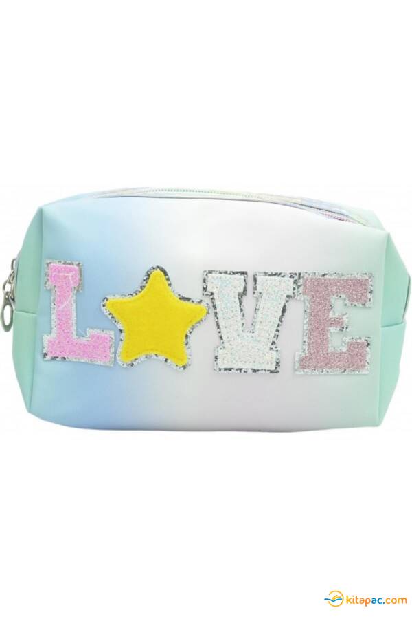 TAROS UNICK COLOR LOVE RAİNBOW KALEM KUTU KALEMLİK - 1
