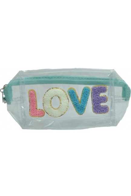 TAROS UNICK COLOR LOVE ŞEFFAF KALEM KUTU KALEMLİK - TAROS