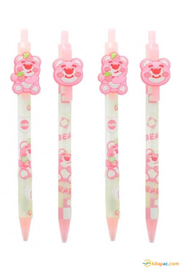 TAROS UNİCK COLOR PİNK CUTE BEER UÇLU VERSATİL KALEM - 1