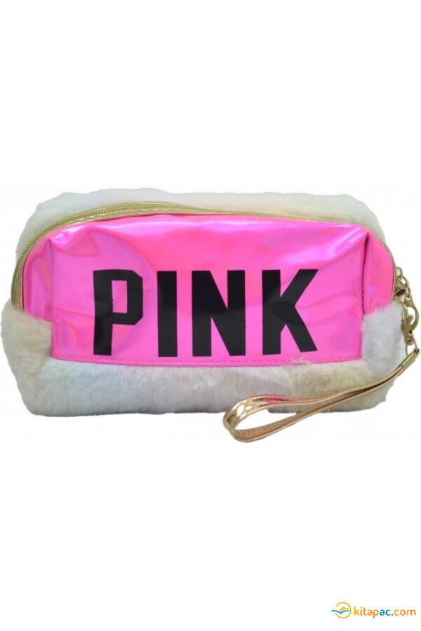 TAROS UNICK COLOR PINK PELUŞ KALEM KUTU KALEMLİK - 1