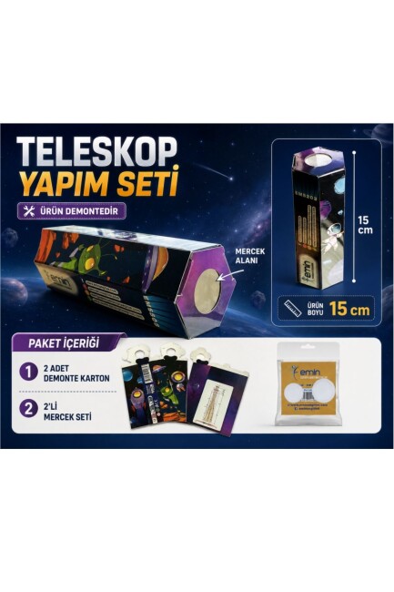 TELESKOP YAPIM SETİ - EMİN İŞ TEKNOLOJİ