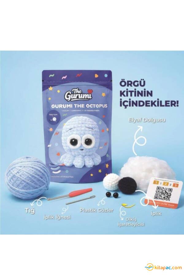 THE GURUMİ AHTAPOT ÖRGÜ ÖĞRENME KİTİ - 1