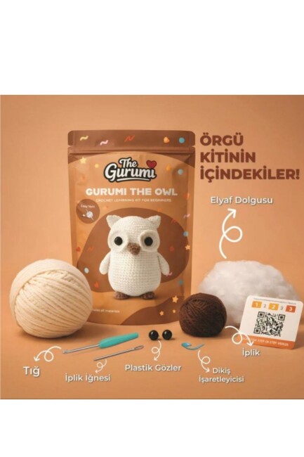 THE GURUMİ BAYKUŞ ÖRGÜ ÖĞRENME KİTİ - THE GURUMİ