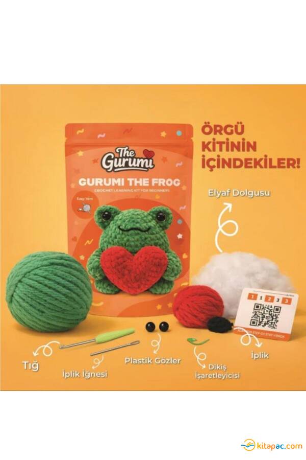 THE GURUMİ KURBAĞA ÖRGÜ ÖĞRENME KİTİ - 1