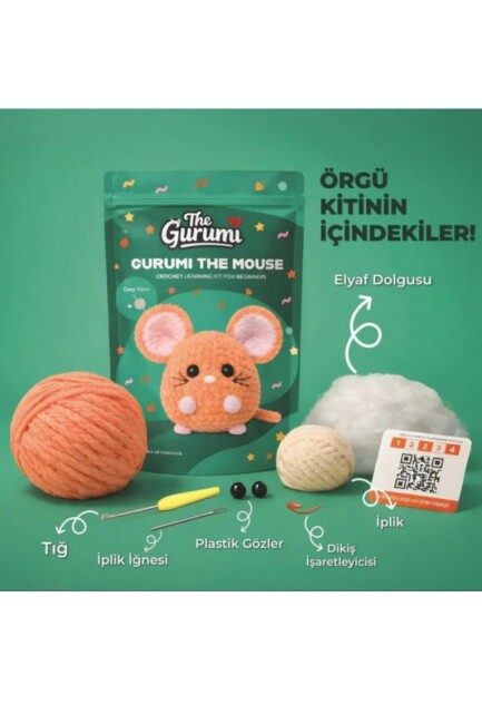 THE GURUMİ FARE ÖRGÜ ÖĞRENME KİTİ - THE GURUMİ