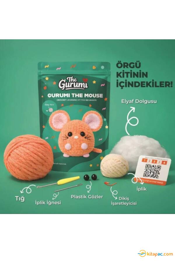 THE GURUMİ FARE ÖRGÜ ÖĞRENME KİTİ - 1