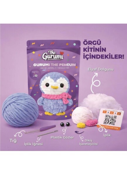 THE GURUMİ PENGUEN ÖRGÜ ÖĞRENME KİTİ - THE GURUMİ