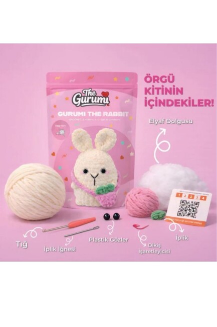THE GURUMİ TAVŞAN ÖRGÜ ÖĞRENME KİTİ - THE GURUMİ