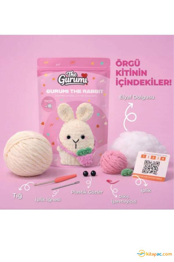 THE GURUMİ TAVŞAN ÖRGÜ ÖĞRENME KİTİ - 1