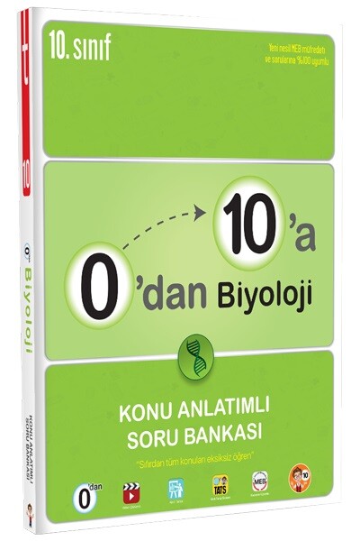 TONGUÇ 0 DAN 10 A BİYOLOJİ K.A.Soru Bankası - TONGUÇ YAYINLARI