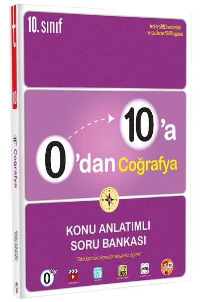 TONGUÇ 0 DAN 10 A COĞRAFYA Konu Anlatımlı Soru Bankası - TONGUÇ YAYINLARI