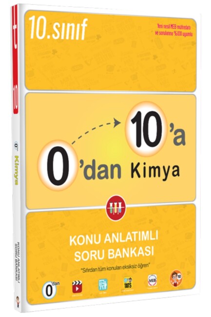 TONGUÇ 0 dan 10 a KİMYA Konu Anlatımlı Soru Bankası - TONGUÇ YAYINLARI