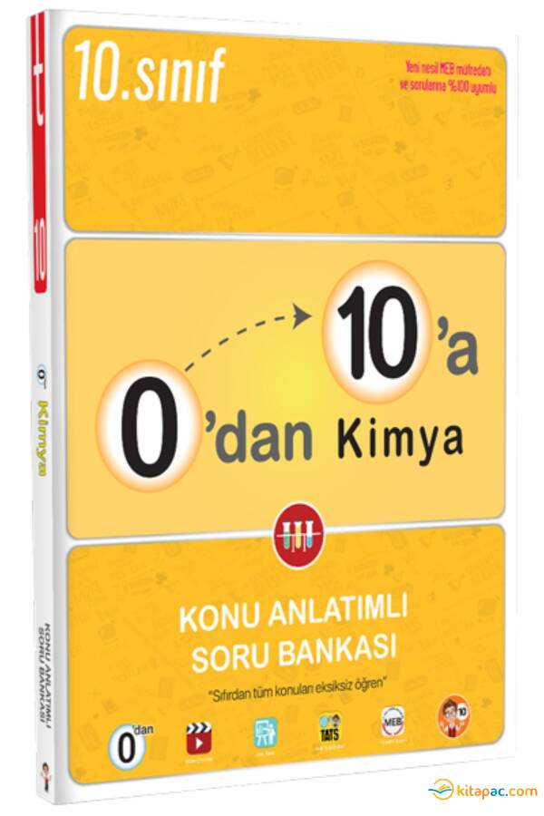 TONGUÇ 0 dan 10 a KİMYA Konu Anlatımlı Soru Bankası - 1