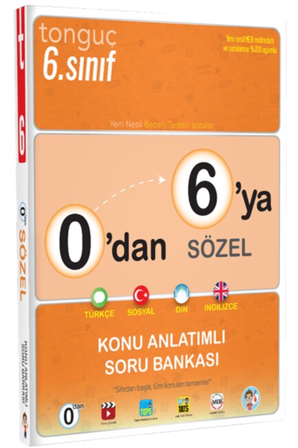 TONGUÇ 0 dan 6 ya Konu Anlatımlı SÖZEL Soru Bankası - TONGUÇ YAYINLARI