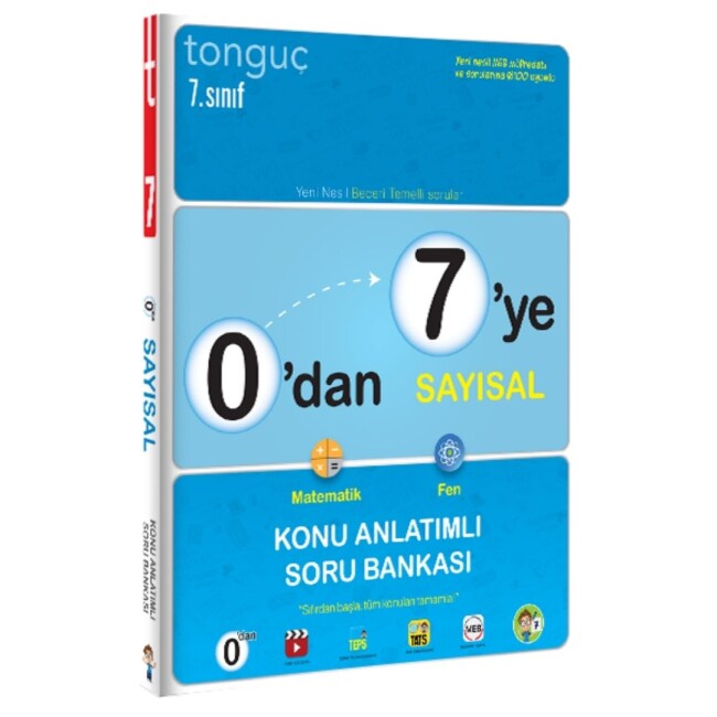 TONGUÇ 0 dan 7 ye SAYISAL Konu Anlatımlı Soru Bankası - TONGUÇ YAYINLARI