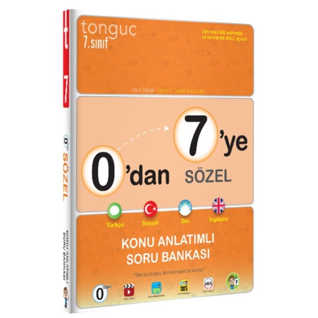 TONGUÇ 0 dan 7 ye Konu Anlatımlı SÖZEL Soru Bankası - TONGUÇ YAYINLARI
