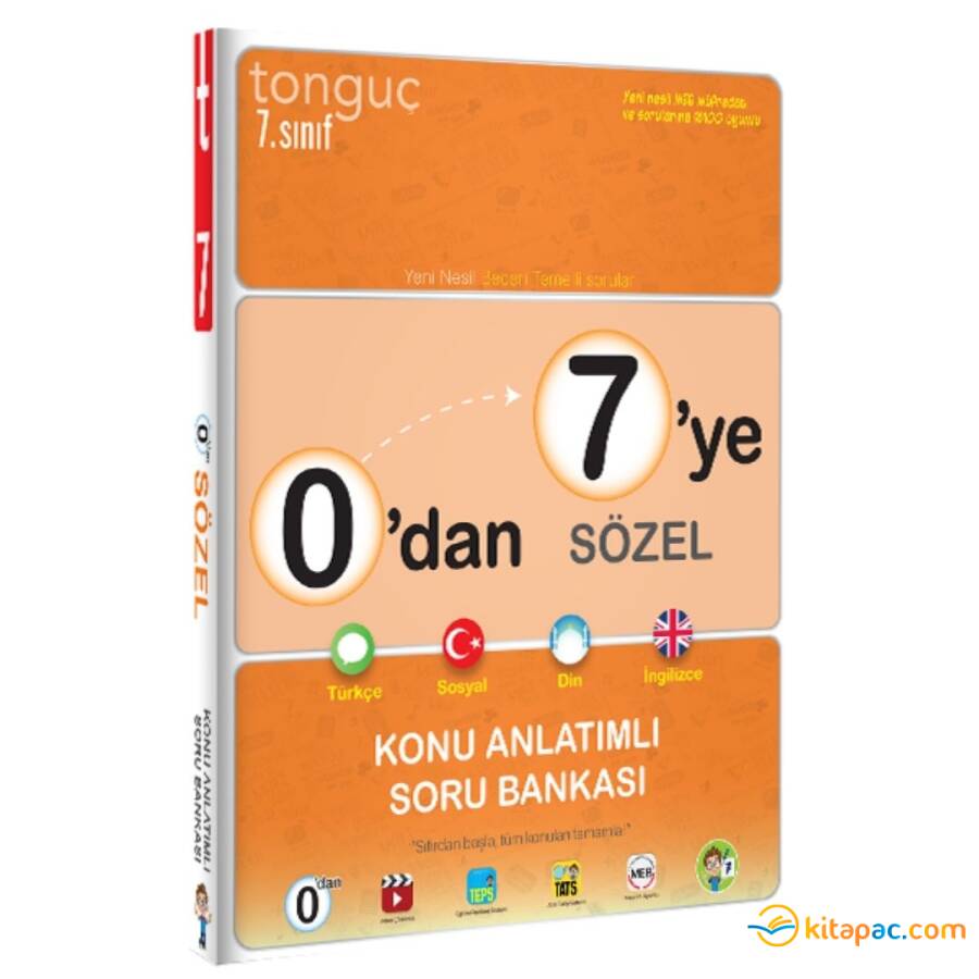 TONGUÇ 0 dan 7 ye Konu Anlatımlı SÖZEL Soru Bankası - 1