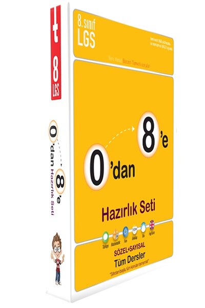 TONGUÇ 0 DAN 8 E HAZIRLIK SETİ - TONGUÇ YAYINLARI