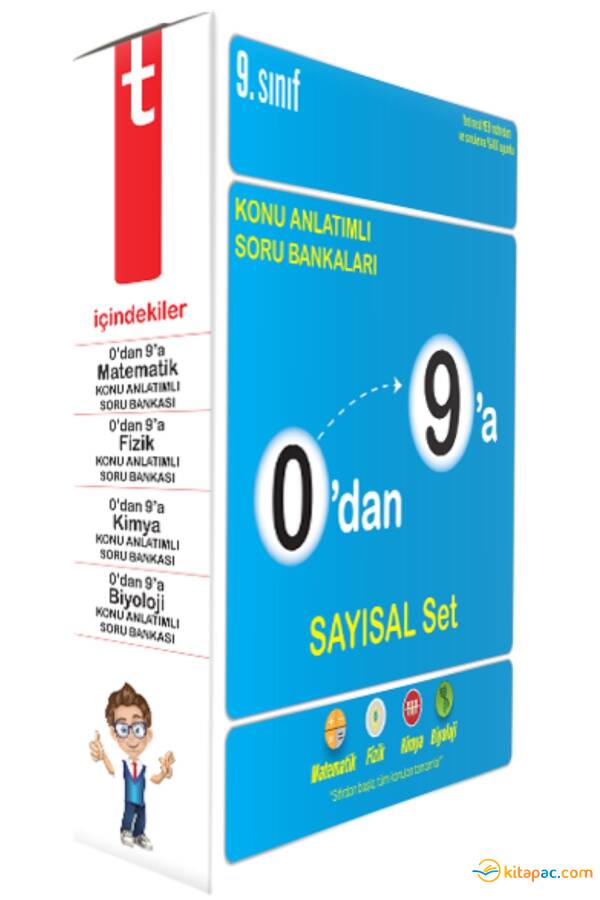 TONGUÇ 0 dan 9 a Konu Anlatımlı Soru Bankası SAYISAL SET - 1