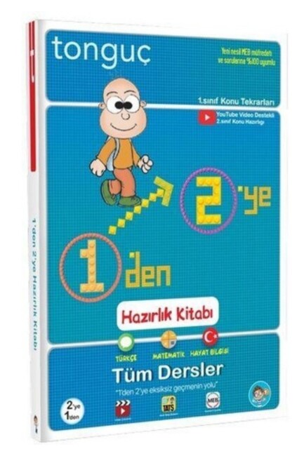 TONGUÇ 1 den 2 ye HAZIRLIK KİTABI - TONGUÇ YAYINLARI