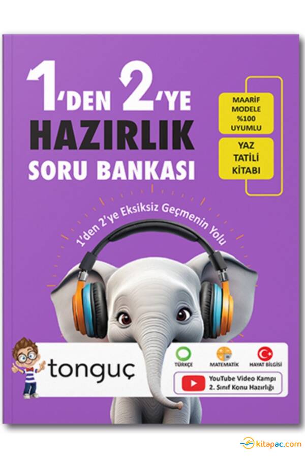 TONGUÇ 1 den 2 ye HAZIRLIK KİTABI SORU BANKASI - 1
