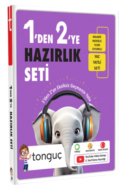 TONGUÇ 1 DEN 2 YE HAZIRLIK SETİ - TONGUÇ YAYINLARI