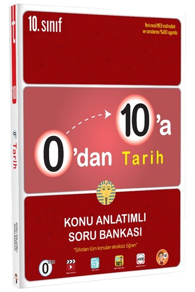 TONGUÇ 10.Sınıf 0 DAN 10 a TARİH Konu Anlatımlı Soru Bankası - TONGUÇ YAYINLARI