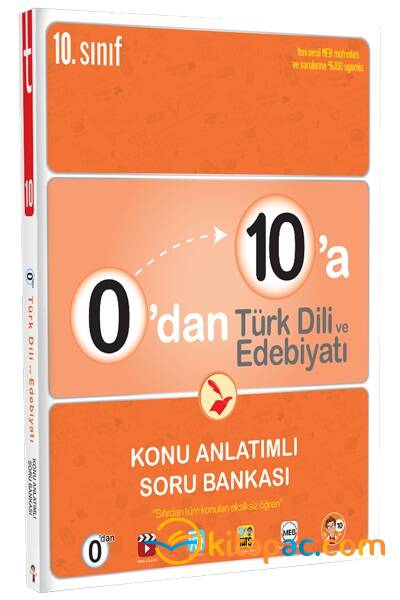 TONGUÇ 10.Sınıf 0 DAN 10 A TÜRK DİLİ EDEBİYATI KONU ANLATIMLI SORU BANKASI - 1