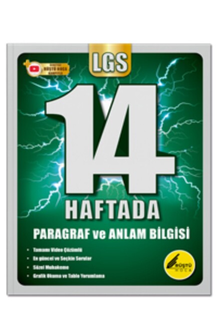 TONGUÇ 14 HAFTADA LGS PARAGRAF VE ANLAM BİLGİSİ - TONGUÇ YAYINLARI