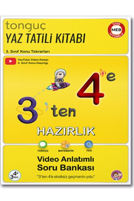 TONGUÇ 3 ten 4 e HAZIRLIK KİTABI - TONGUÇ YAYINLARI