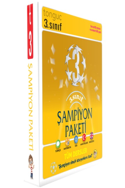TONGUÇ 3.Sınıf ŞAMPİYON PAKETİ - TONGUÇ YAYINLARI