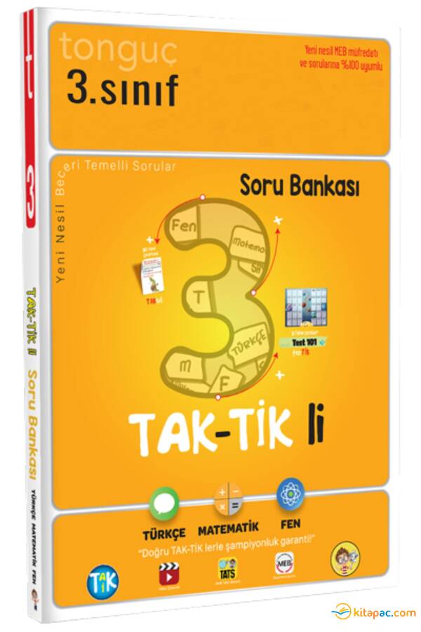 TONGUÇ 3.Sınıf TAKTİKLİ Soru Bankası - 1