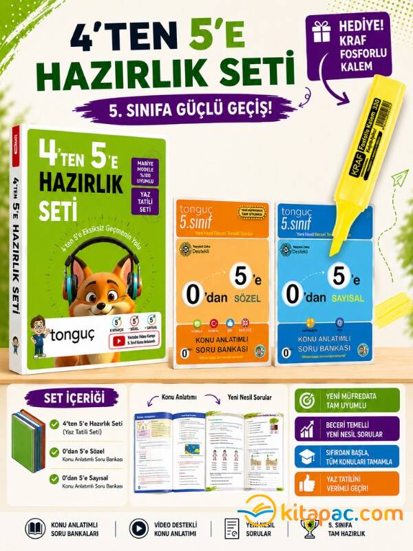 TONGUÇ 4 ten 5 e HAZIRLIK SETİ - 1